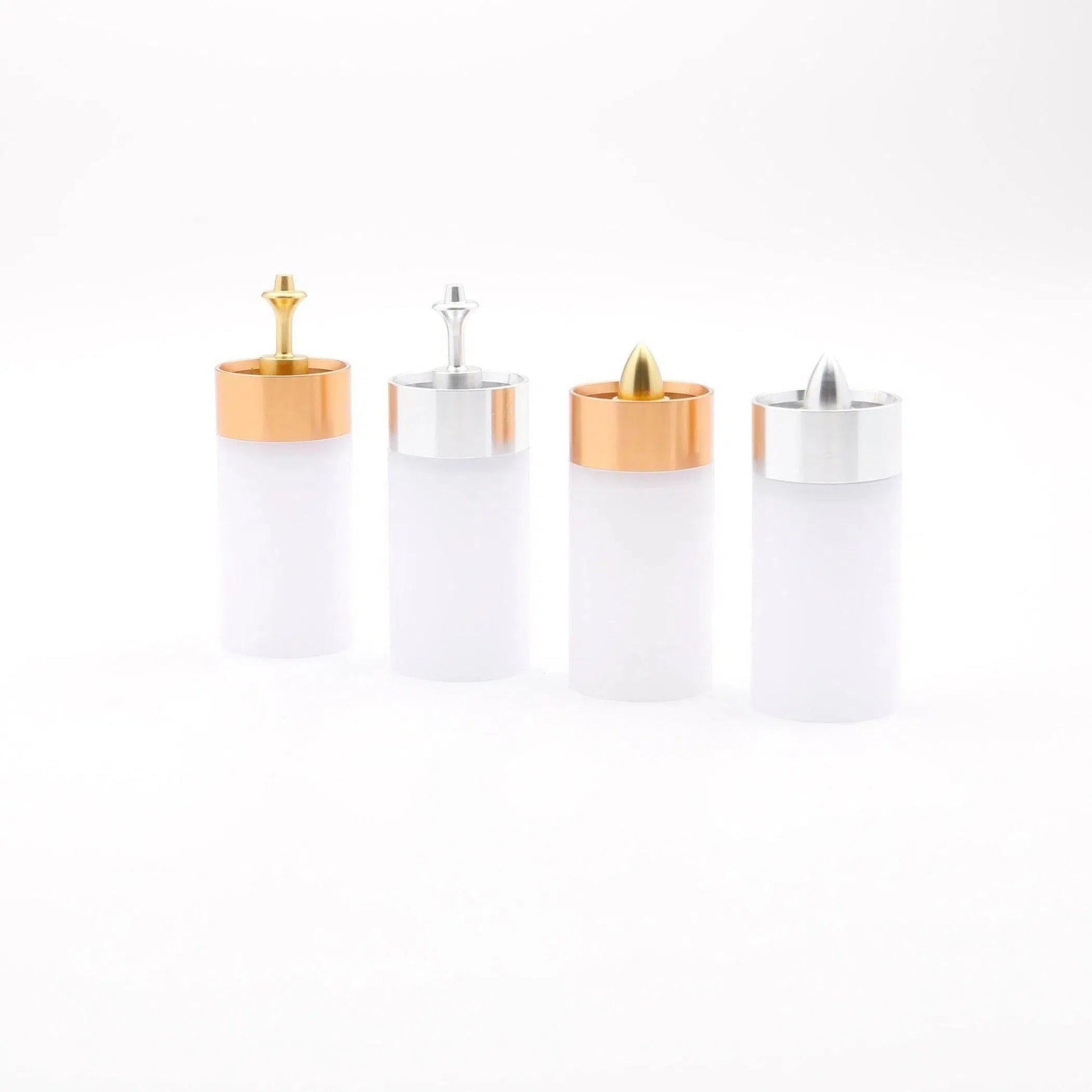 1-INCH-METAL-PLUG-GOLD-BULLET,1-INCH-METAL-PLUG-GOLD-SPINDLE,1-INCH-METAL-PLUG-SILVER-BULLET,1-INCH-METAL-PLUG-SILVER-SPINDLE